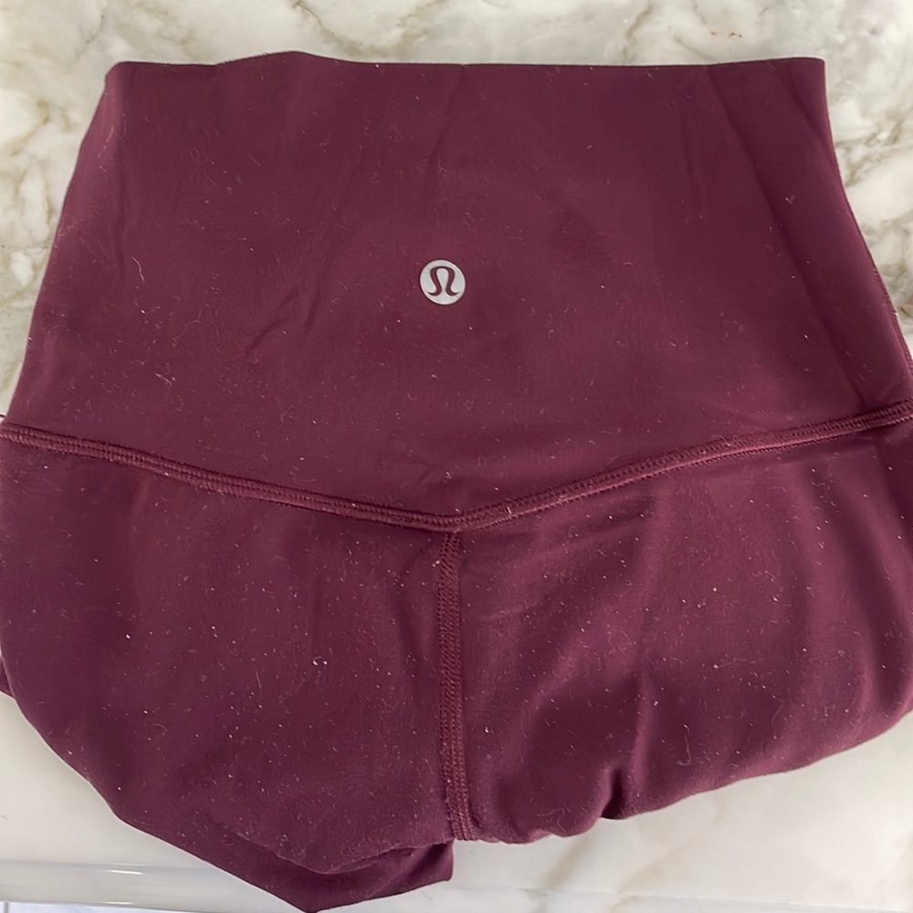 Size 2 maroon lululemon leggings